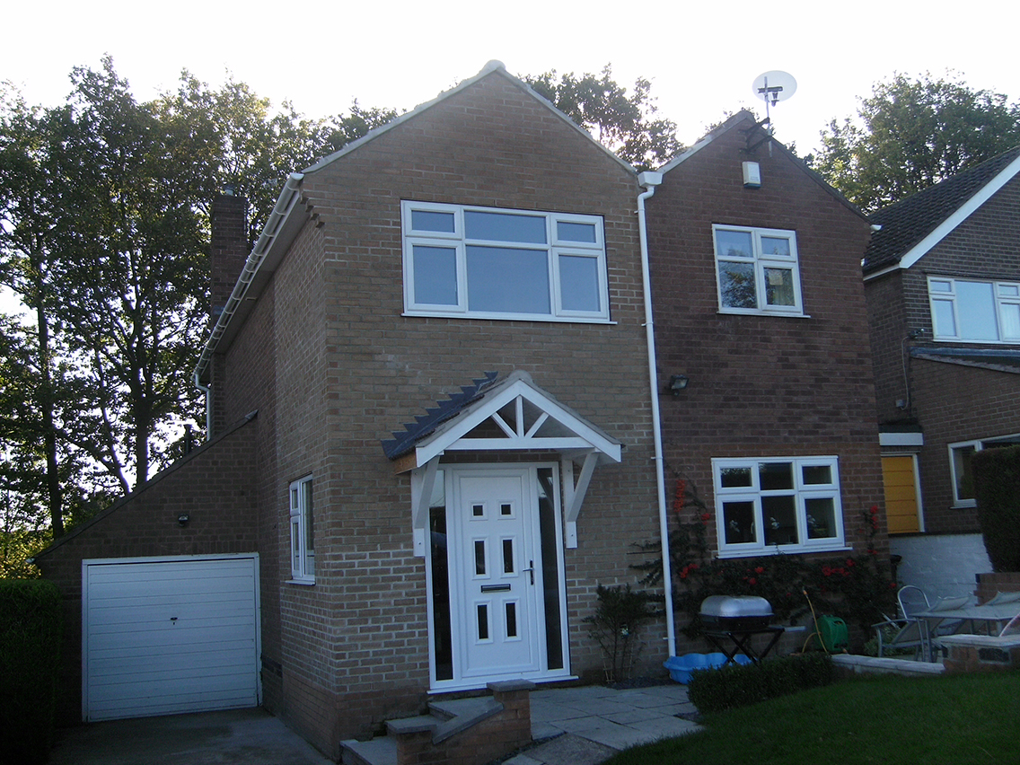 Removal of Conservatory with Two Storey Extension Builders in Chesterfield