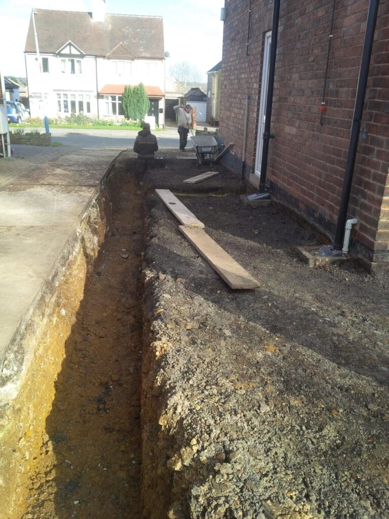 Two storey extension by Chesterfield builders
